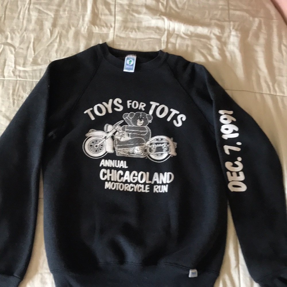 Vintage Toys for tots Chicagoland Sweater